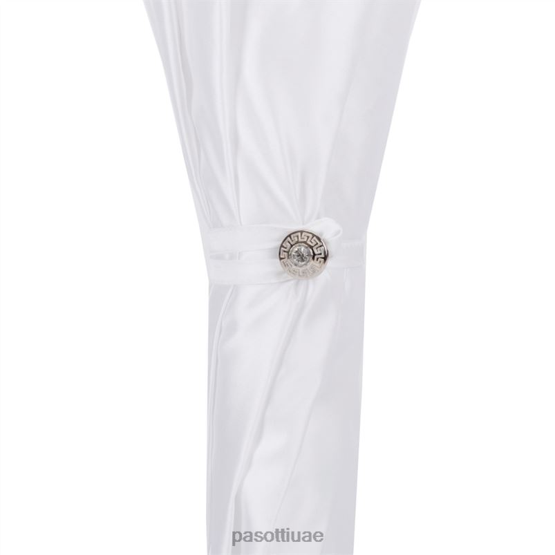 مظلة | 386ni plat-1p - مظلة زفاف بيضاء مع دانتيل PASOTTI Z446V634